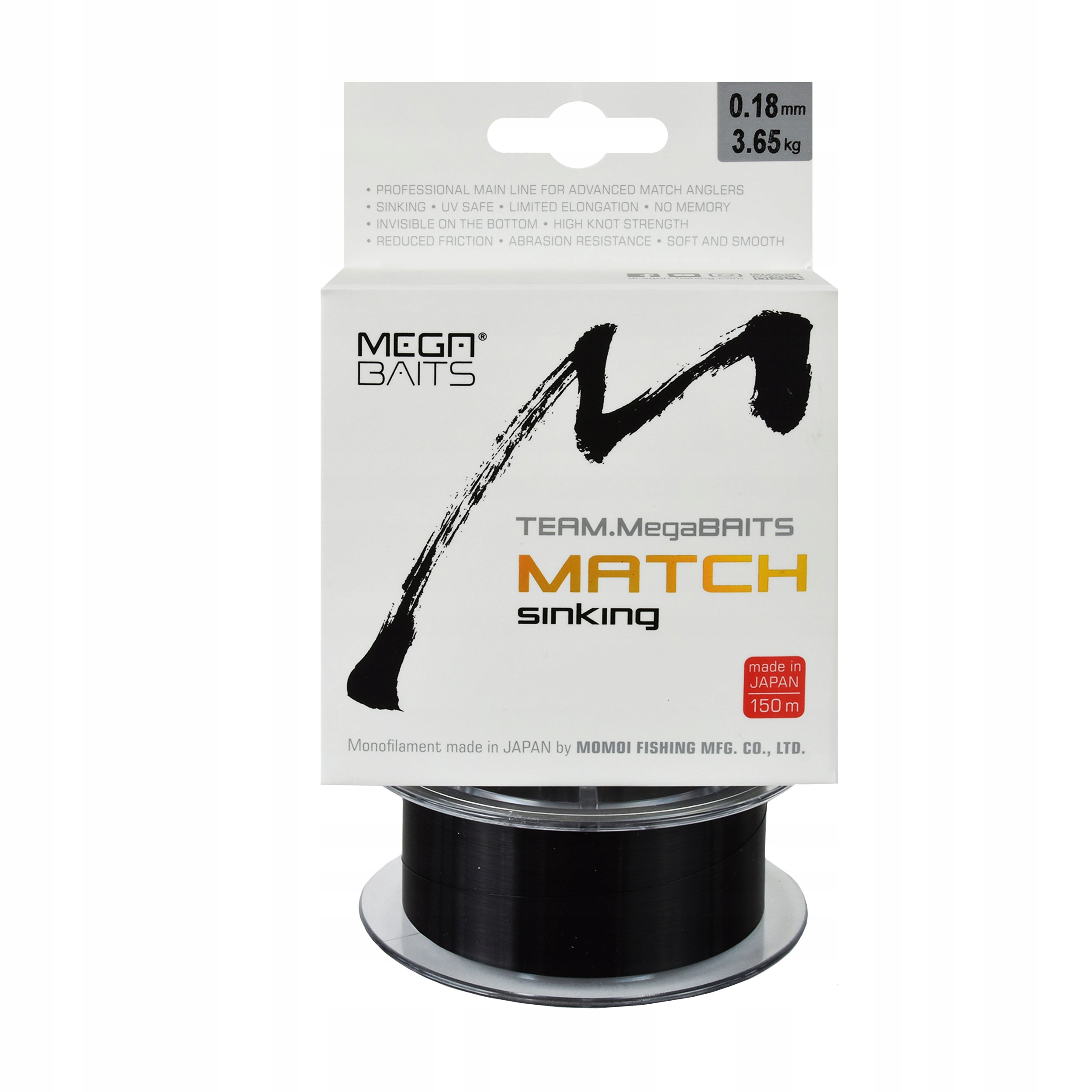 

Żyłka spławikowa tonąca Dragon Match 0.18mm 150m