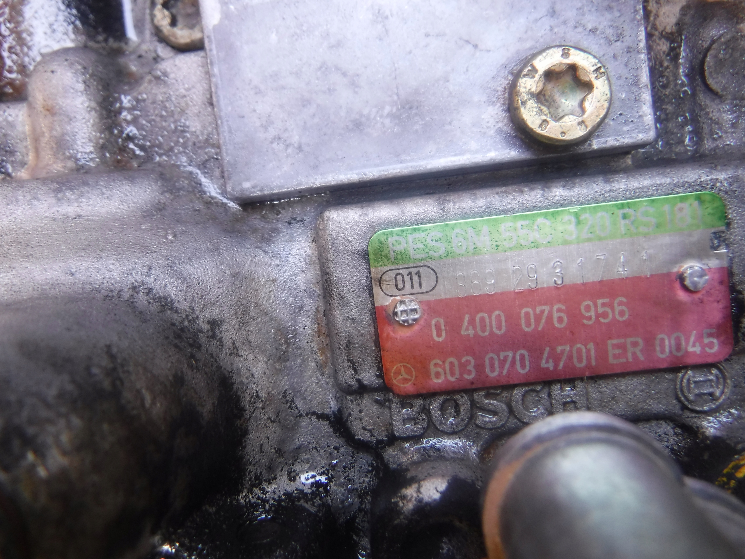 MERCEDES W140 Einspritzpumpe 3.5TD 6030704701