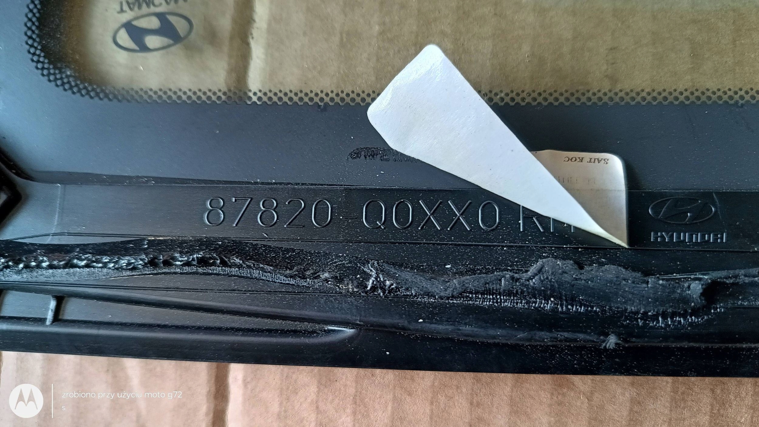 HYUNDAI BAYON 2021 window bodywork side right rear part original