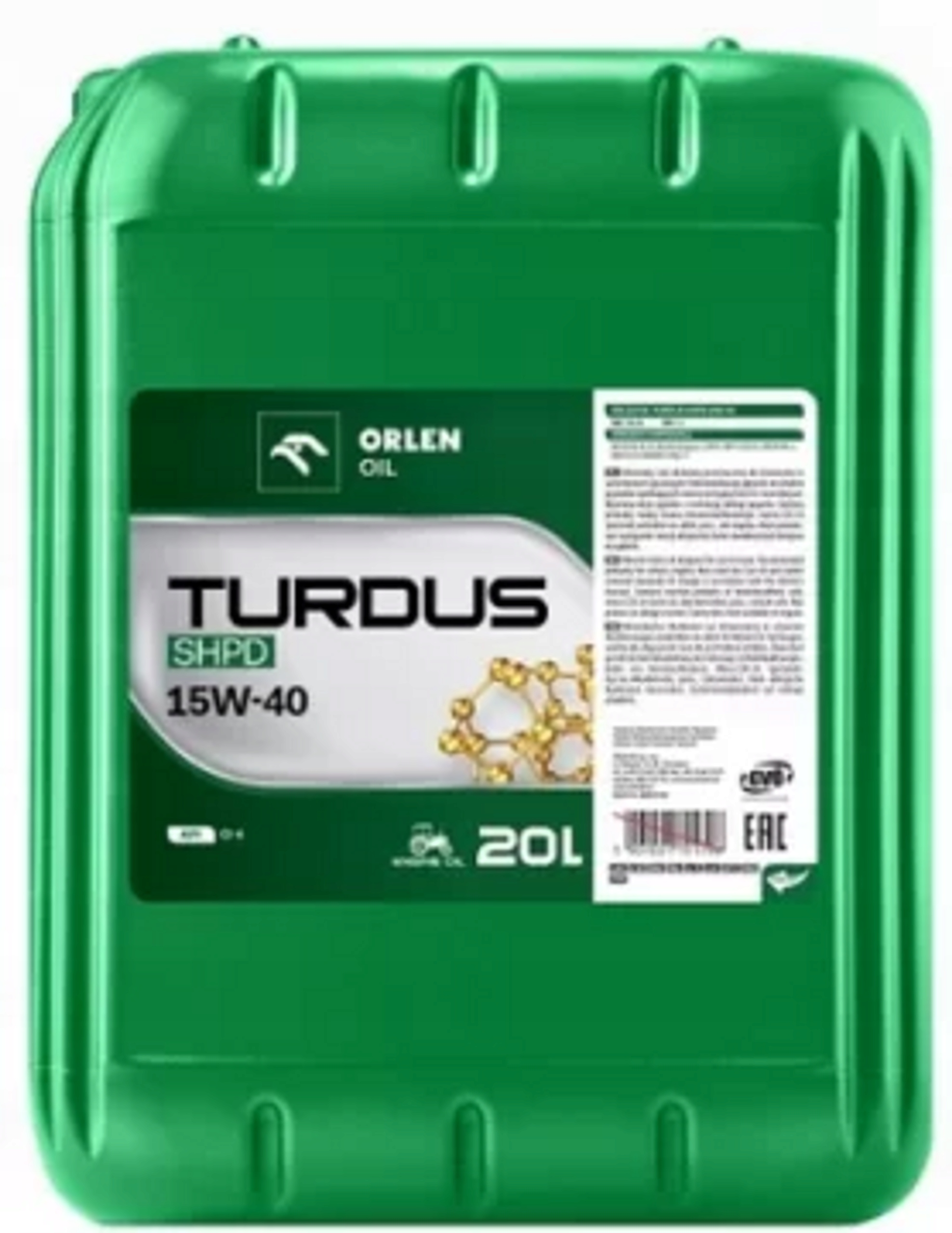 Orlen Turdus Shpd 15W40 K 20L
