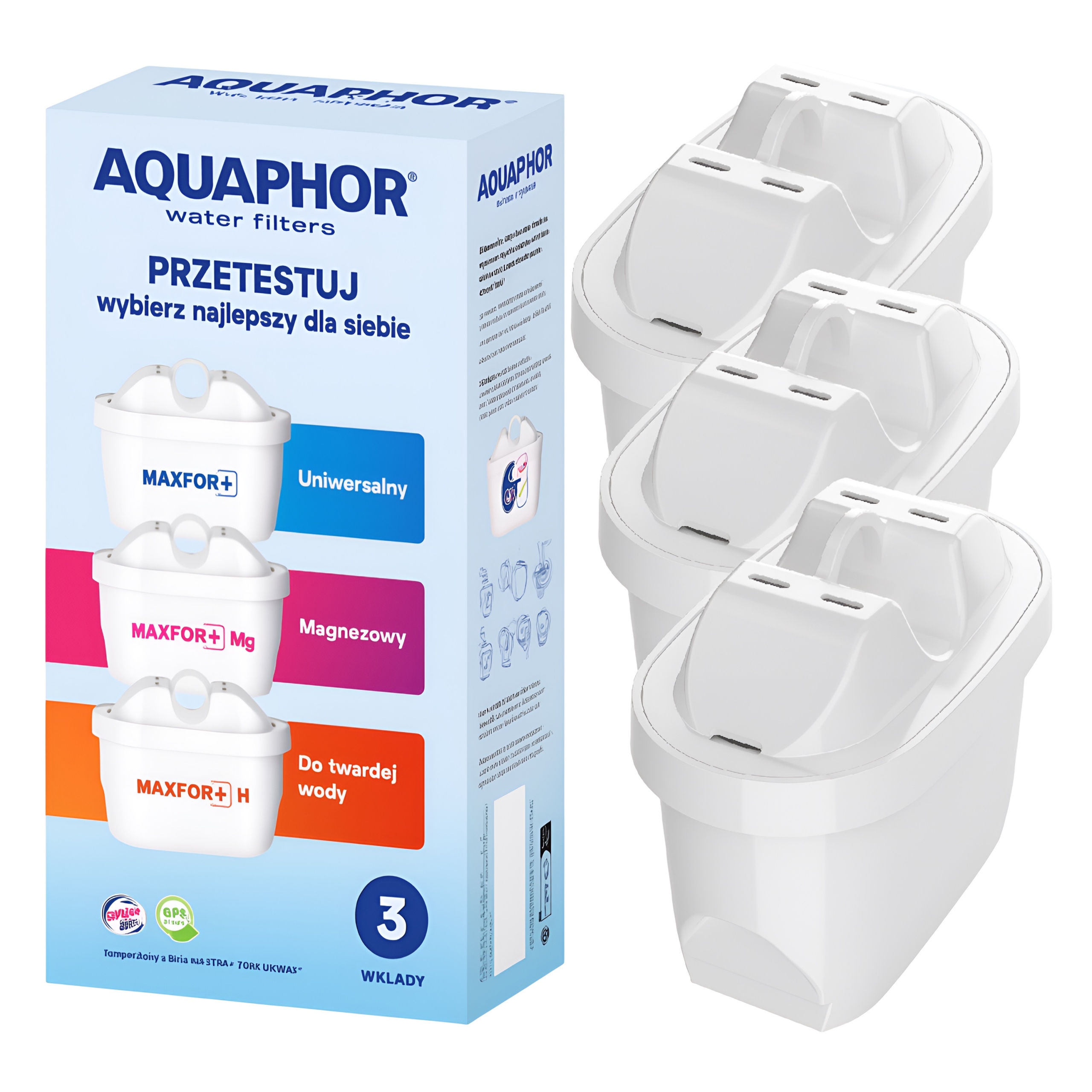 Filtrační vložka do vody Aquaphor Maxfor+ (MF+, Mg, H) Sada 3ks