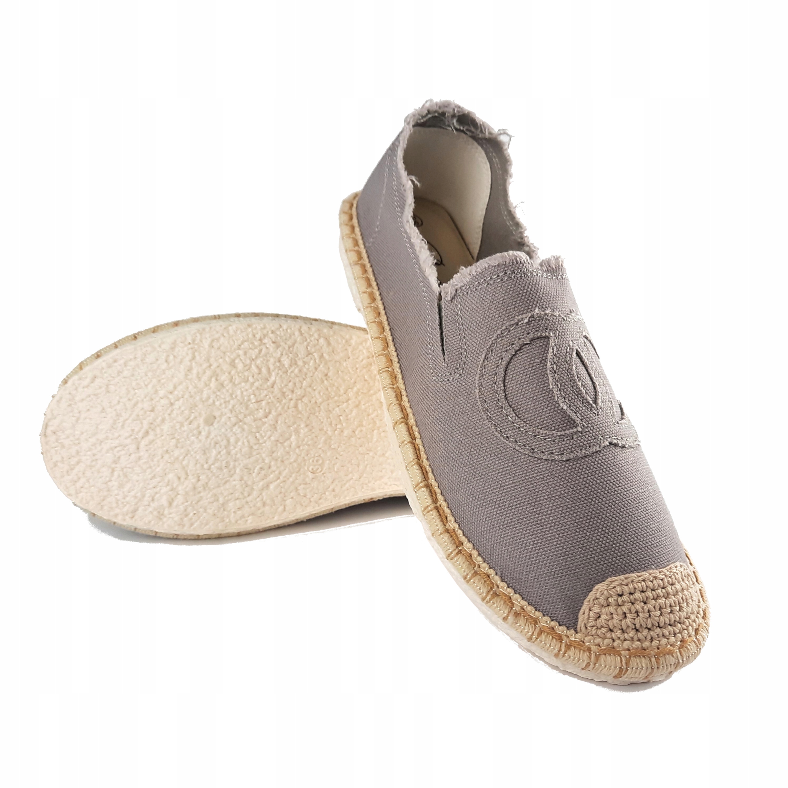 ESPADRYLE damskie PÓŁBUTY wsuwane (38) Model 2202-3