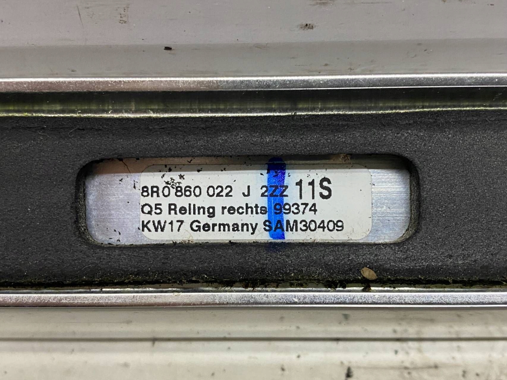 AUDI Q5 8R Dachreling dach KOMPLET P+L CHROM