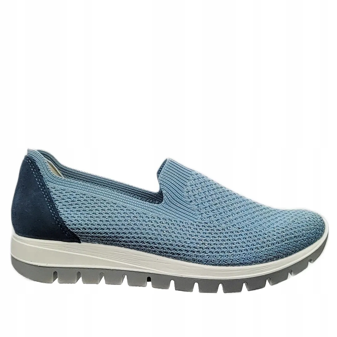 Dámské polobotky Igi&Co 1150022 flyknit blue 39, Modrá