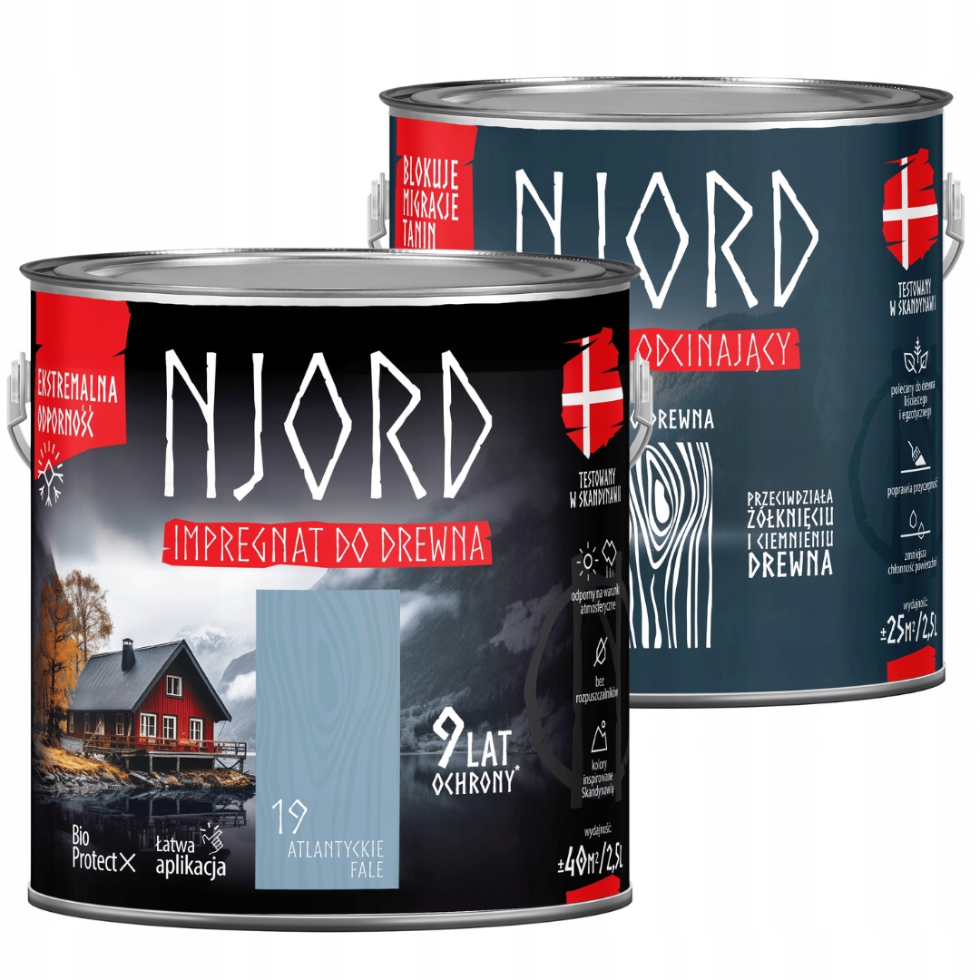 Njord Ochranná Impregnace Na Dřevo 2,5 L Atlantské Vlny Njord Zemina 2,5 L