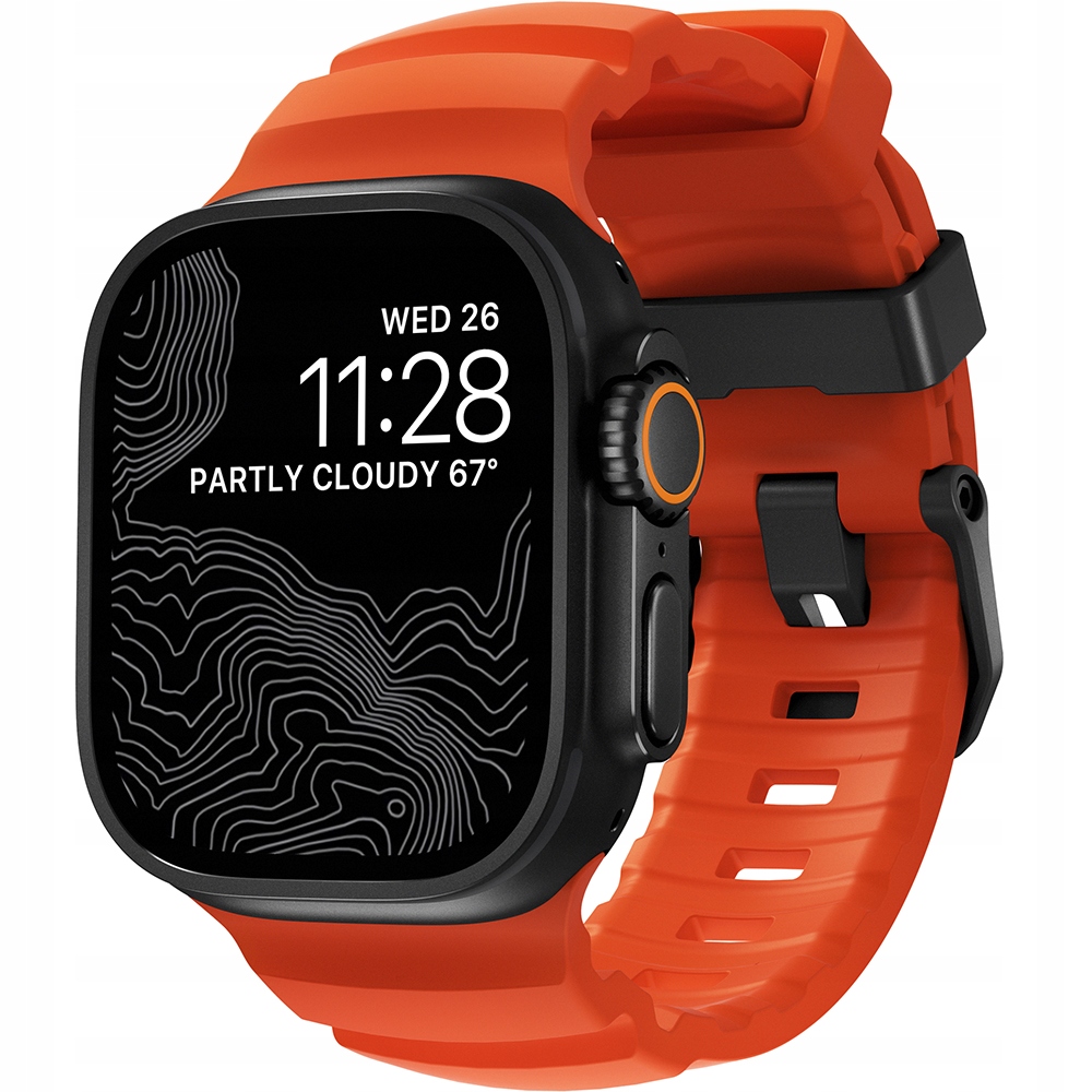 Športový remienok Nomad pre Apple Watch 49/46/45/44 mm, ľahký, vodotesný, pevný