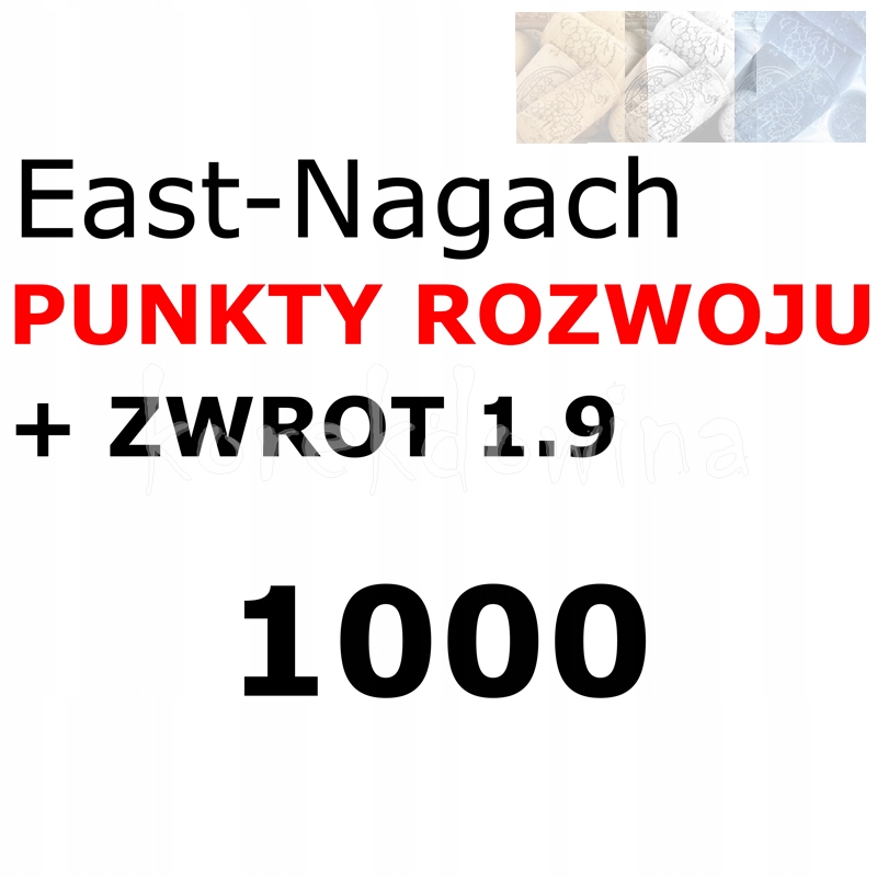 East-Nagach 1000 PR +5x1.9 E Punkty Rozwoju FOE FORGE OF EMPIRES