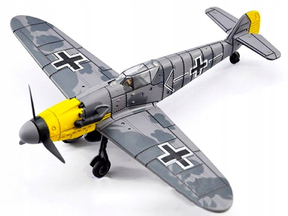 Plastikowy Samolot BF-109 do składania 1:48 ZA2589 Minimalny wiek dziecka 3