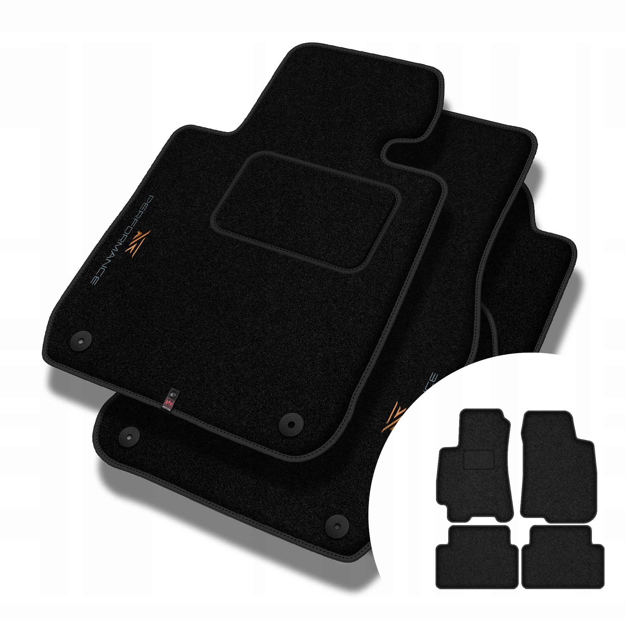 Velurové koberce Performance pro Daewoo Lanos T100 1997-2007