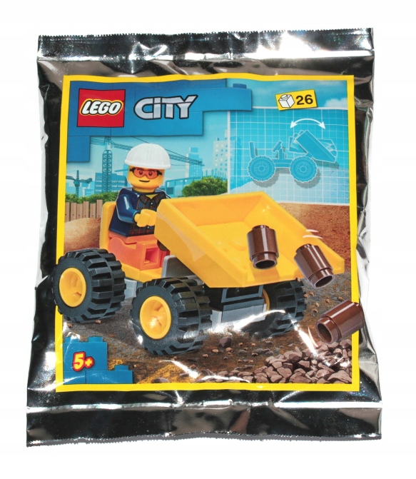Lego City Minifigure Polybag Worker with Tipper Truck #952204
