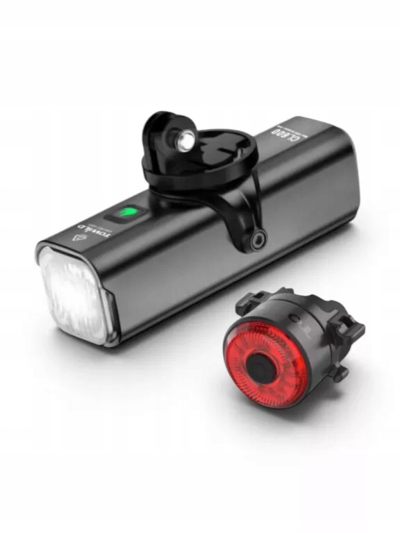 Zestaw Lampek Rowerowych Towild CL600 TL03 Set Black