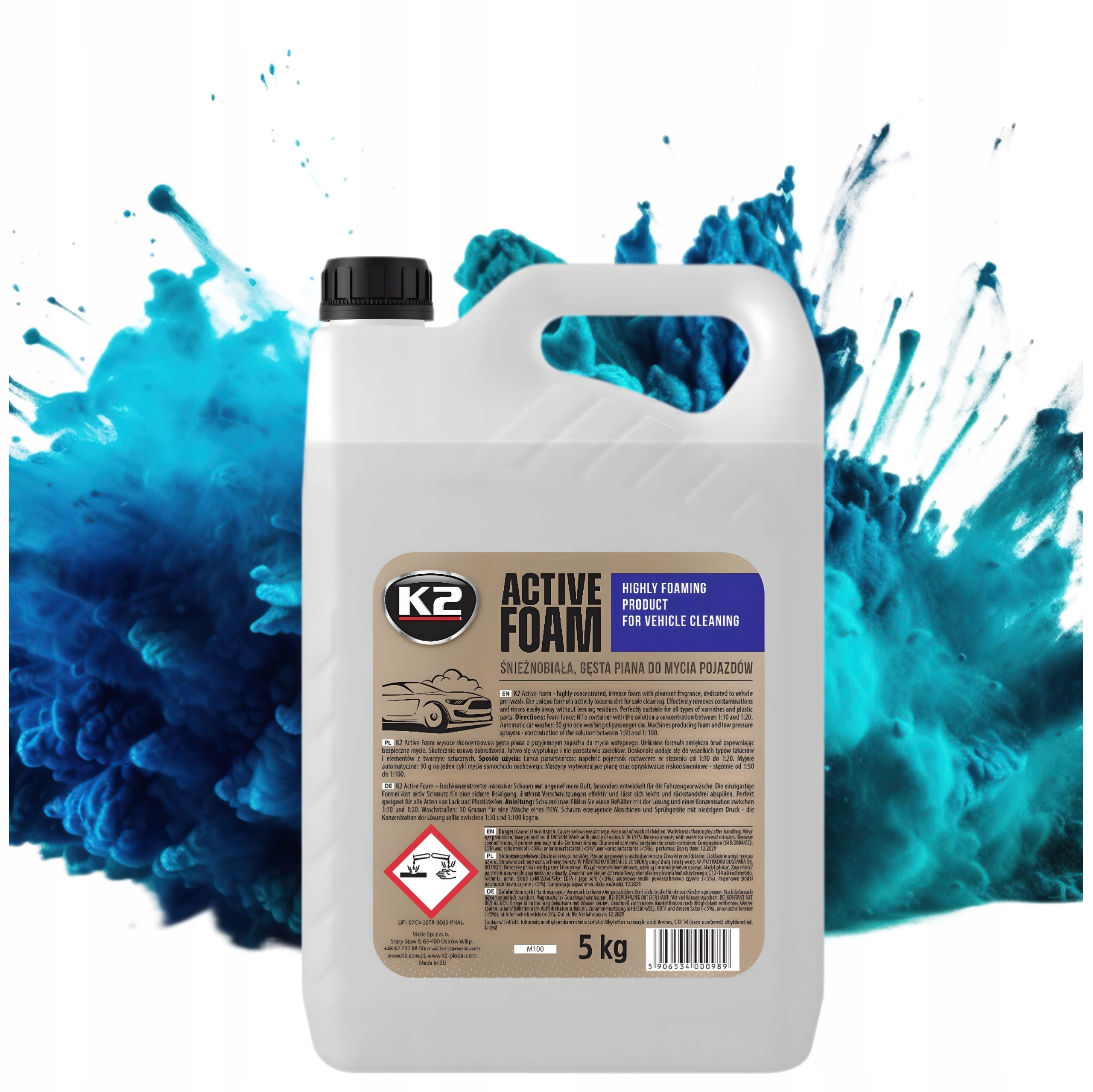 K2 Active Foam 5KG Koncentrovaná aktivní pěna pro předmytí