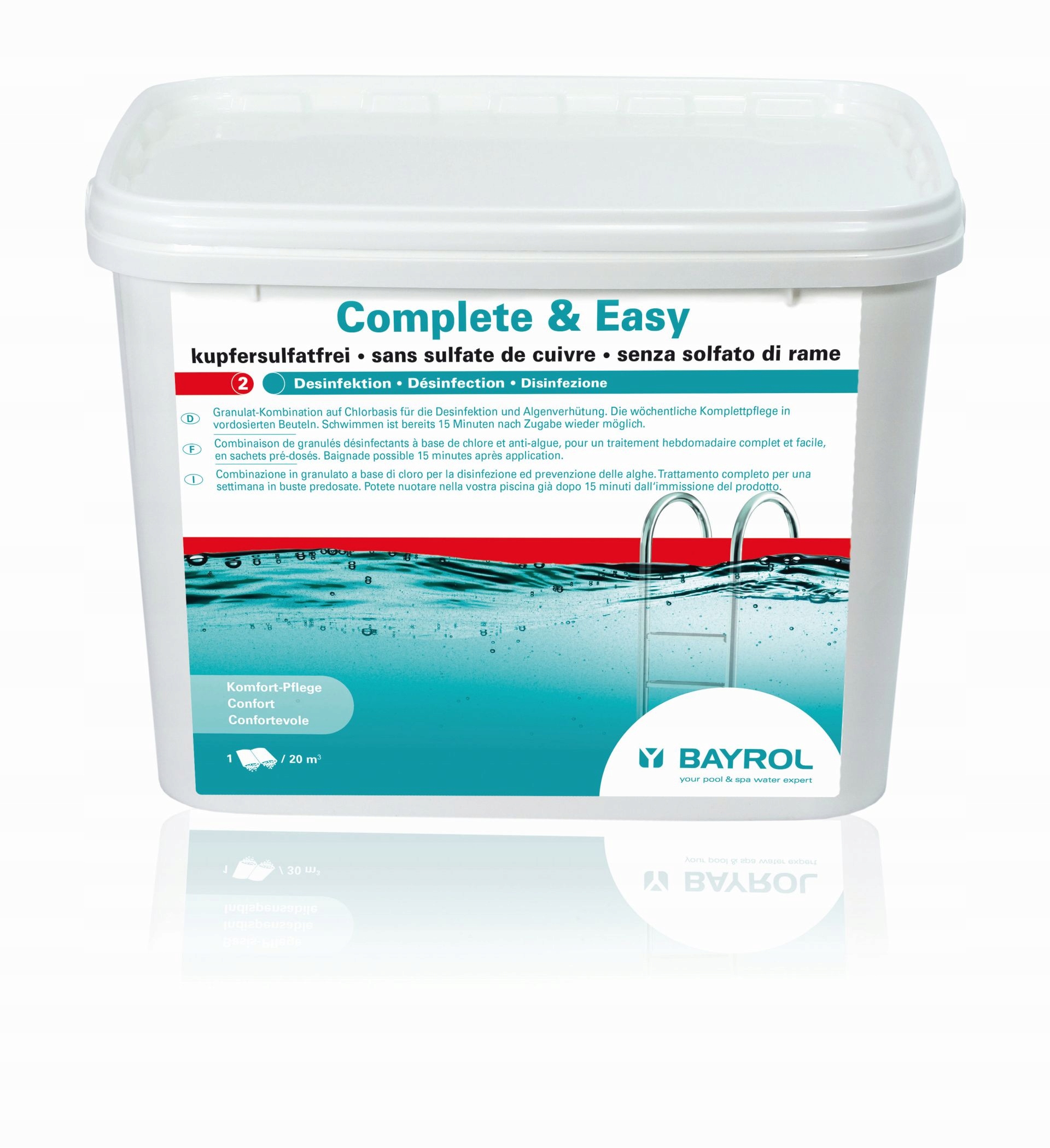 Bayrol Complete&Easy 4,48kg chlor do basenu