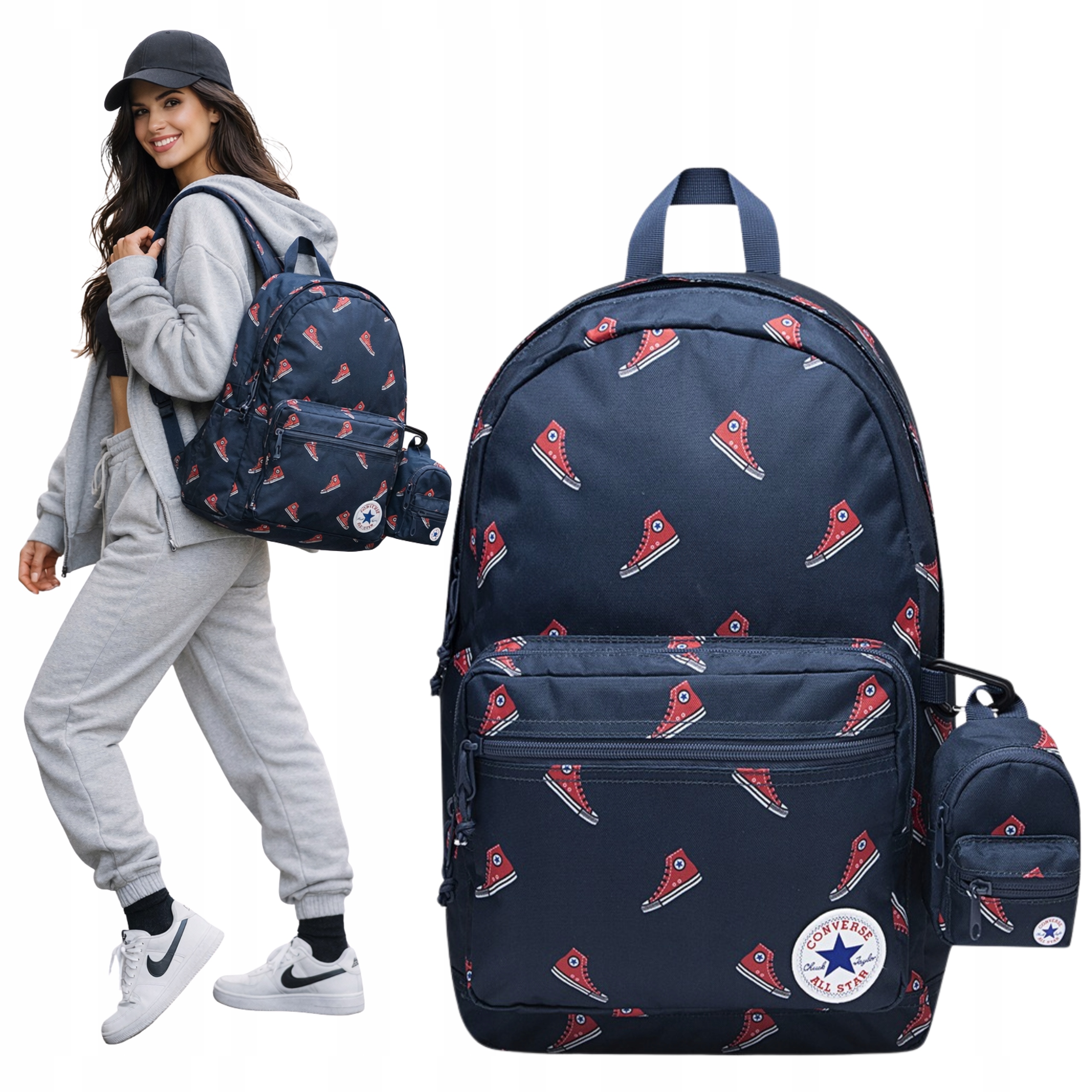 Školní batoh Converse Go 2 mládežnický pro kluka, velký, 24 l