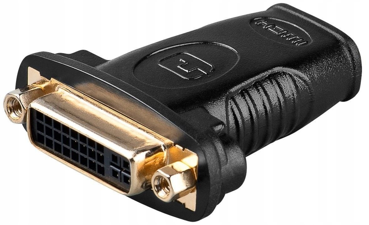 Goobay Hdmi/dvi-i adapter, gold-plated 68690