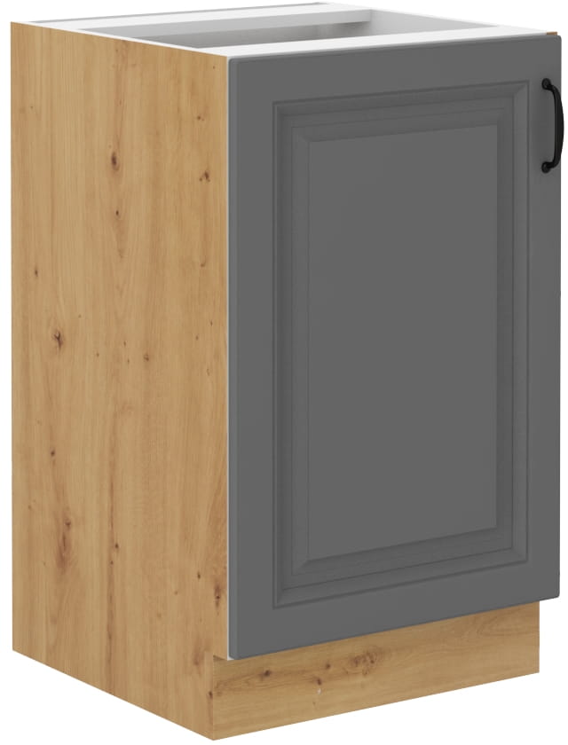 Kuchyňská Skříňka Šedá Artisan Stilo 50 CM Pod Dřez
