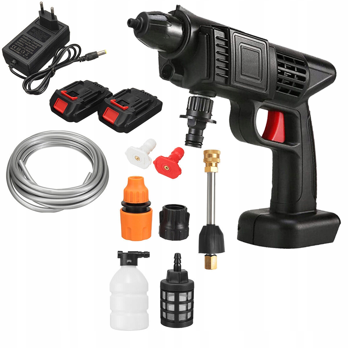 Pistole Na Mytí Auta Bezdrátová Baterie 21 V 1500 W