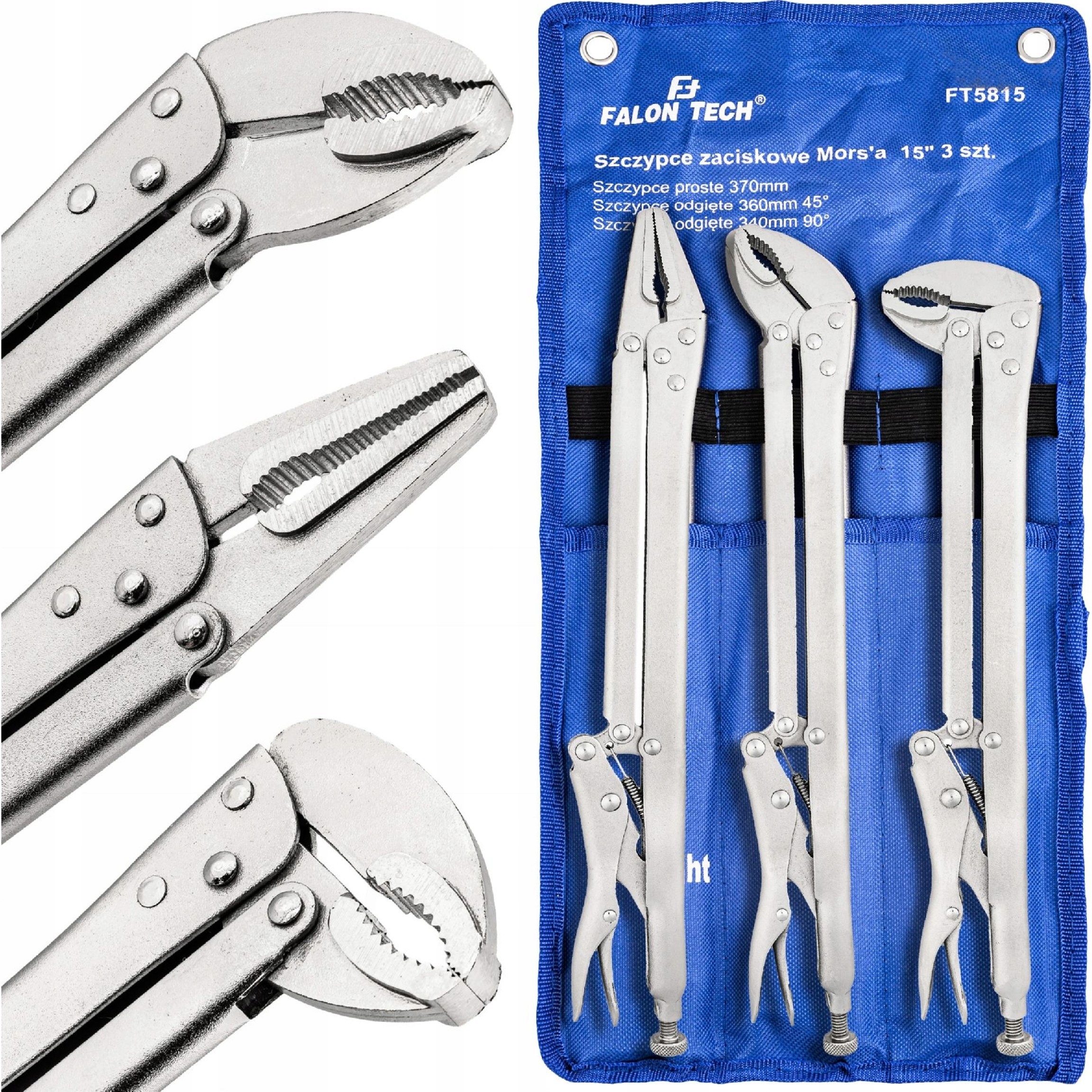 Samozacínací Kleště Morseovy Dlouhé 3 ks