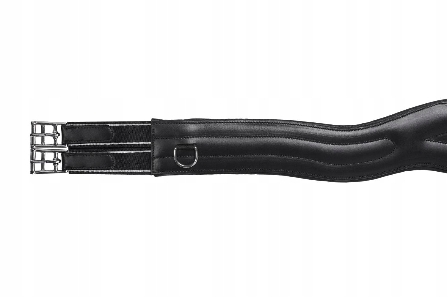 Popręg VS skórzany START Anatomic elastyczny czarny 140cm Stan opakowania oryginalne