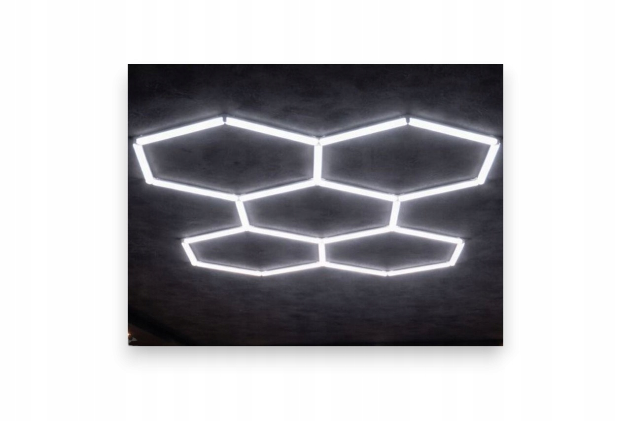 Led Stropní Svítidlo Dílenská kancelář Studio Dům 5 Náplastí 235 cm x 166 cm