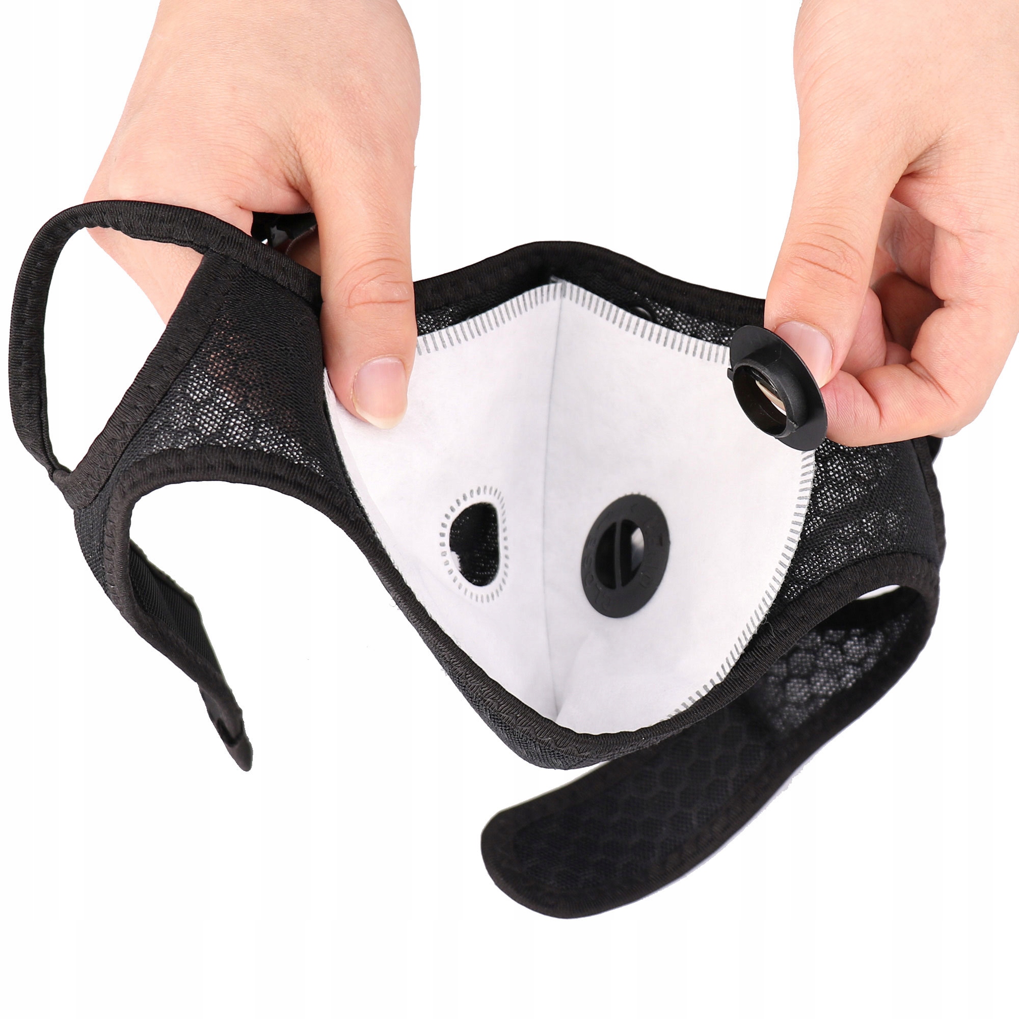 MASKA NA ROWER DO BIEGANIA MASECZKA ANTYSMOGOWA Rozmiar uniwersalny