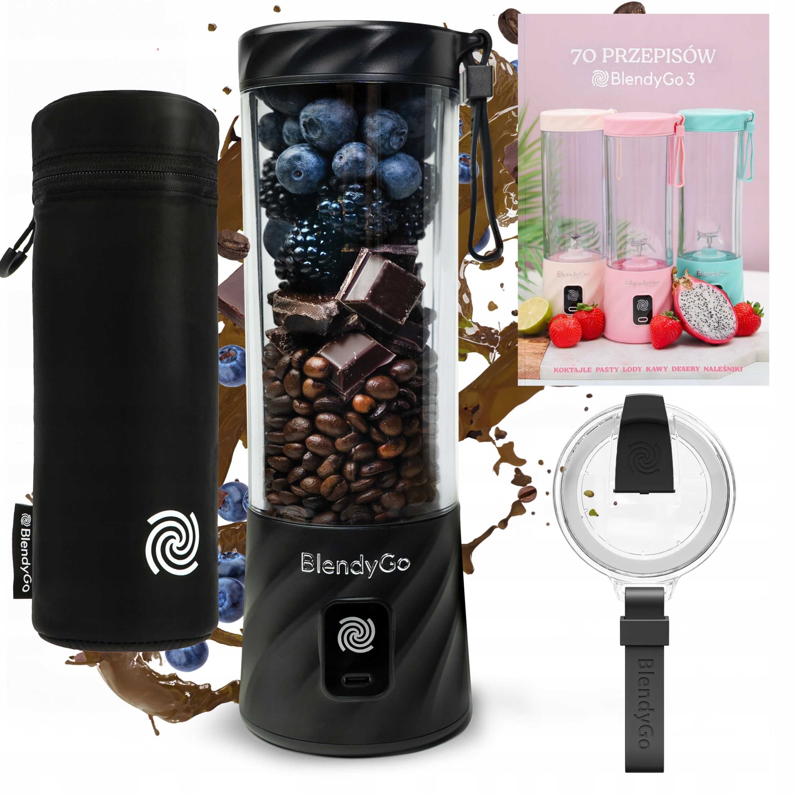 Set Blendygo 3 Bezdrôtový Usb mixér Blender novej generácie