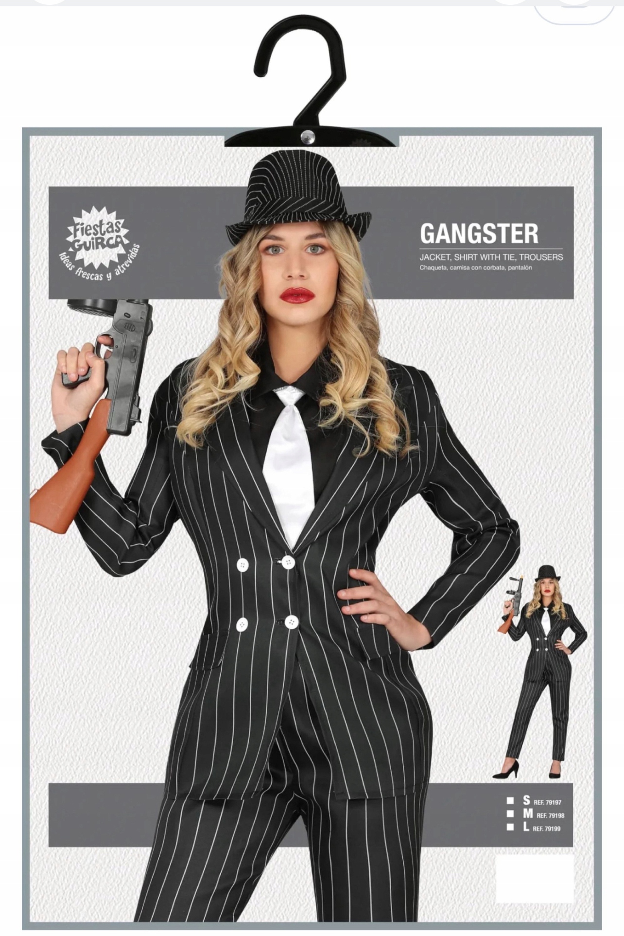 Kostým Pro Dospělé Paní Gangsterové vel. M 38-40