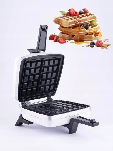 Gofrownica Dezal 301.6 W 1300W biała drewniany widelec i pędzelek Gratis!