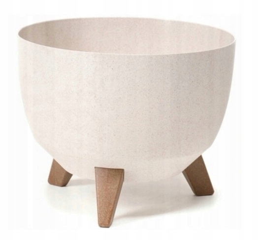 

Doniczka Misa Roma eco wood 240mm biały