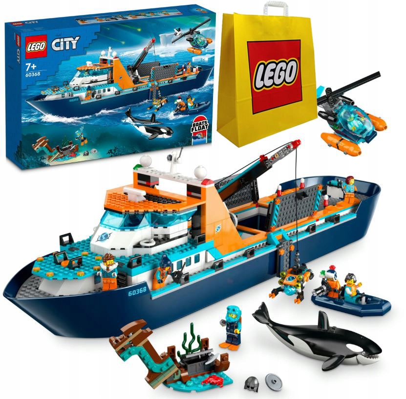 Lego City Arctic 60368 Loď Z Arktidy Jako Dárek lego taška