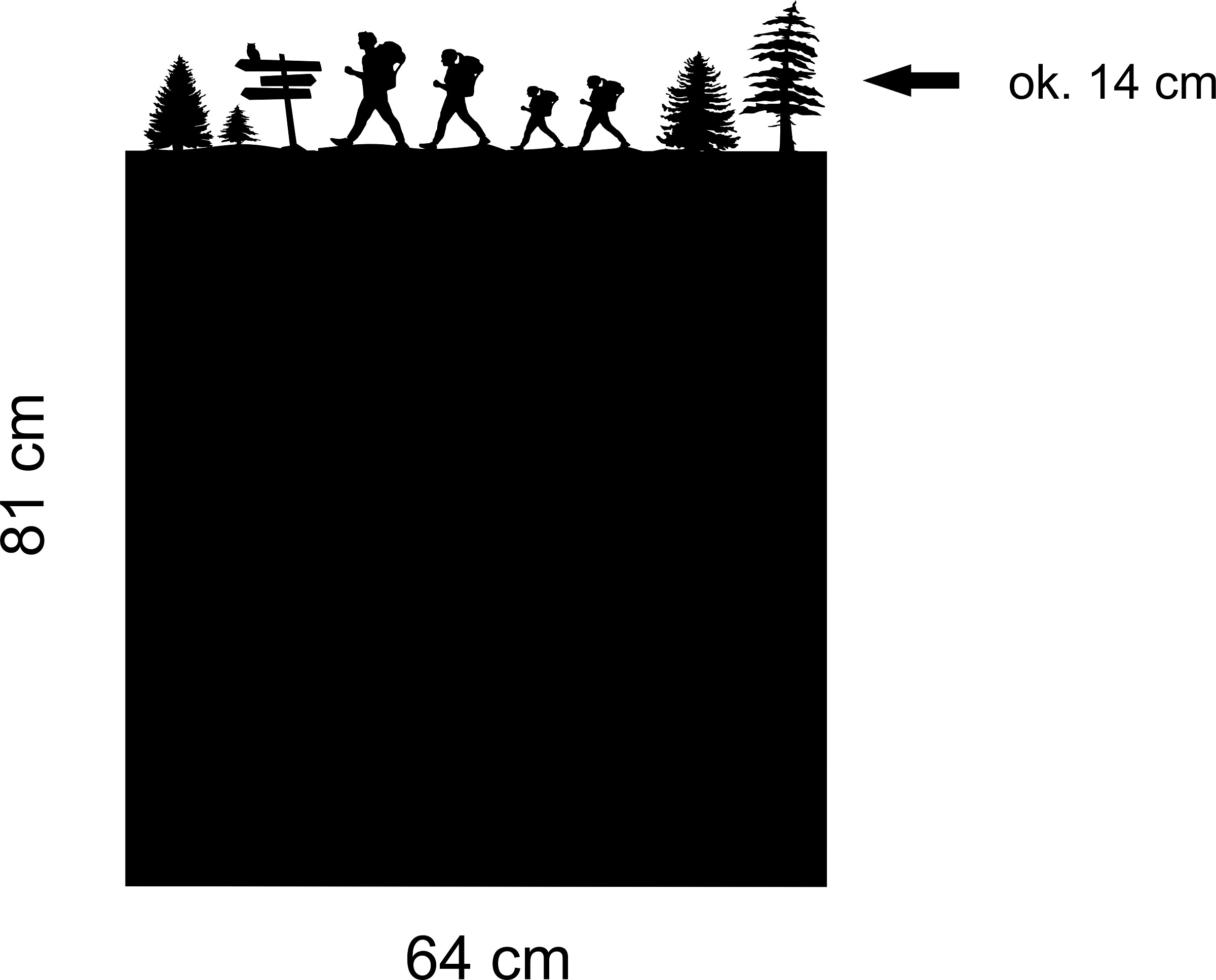 Plecha Veľká priestranná Tabuľa na magnety z kovu 81x64 cm