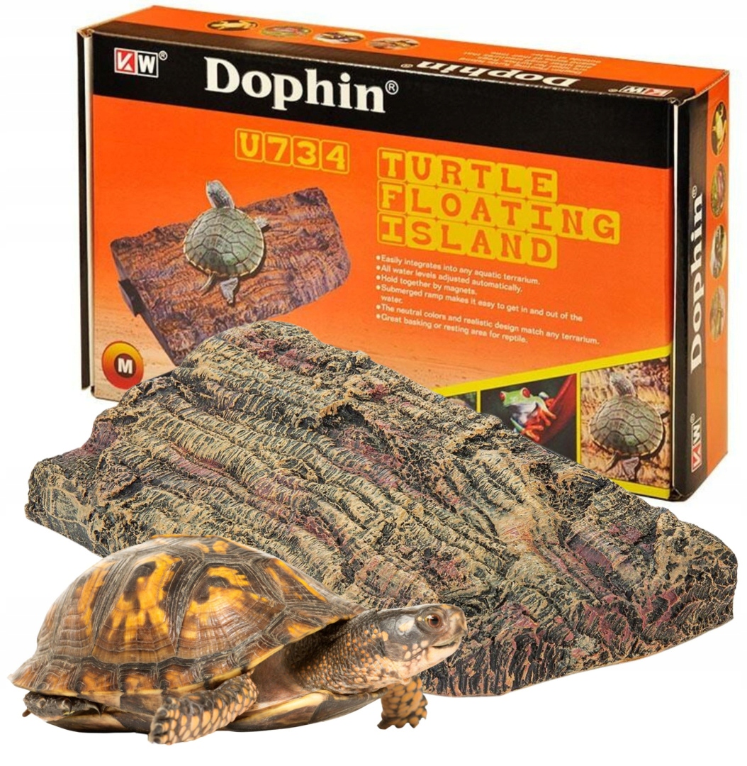 Levně Dophin Plovoucí Ostrov Pro Želvu Velký 27X15X4,5CM