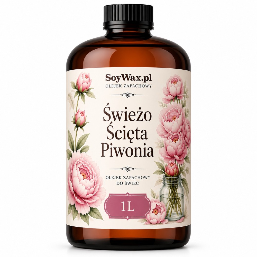 Vonný olej Čerstvě řezaná Pivoňka na svíčky 1000 ml