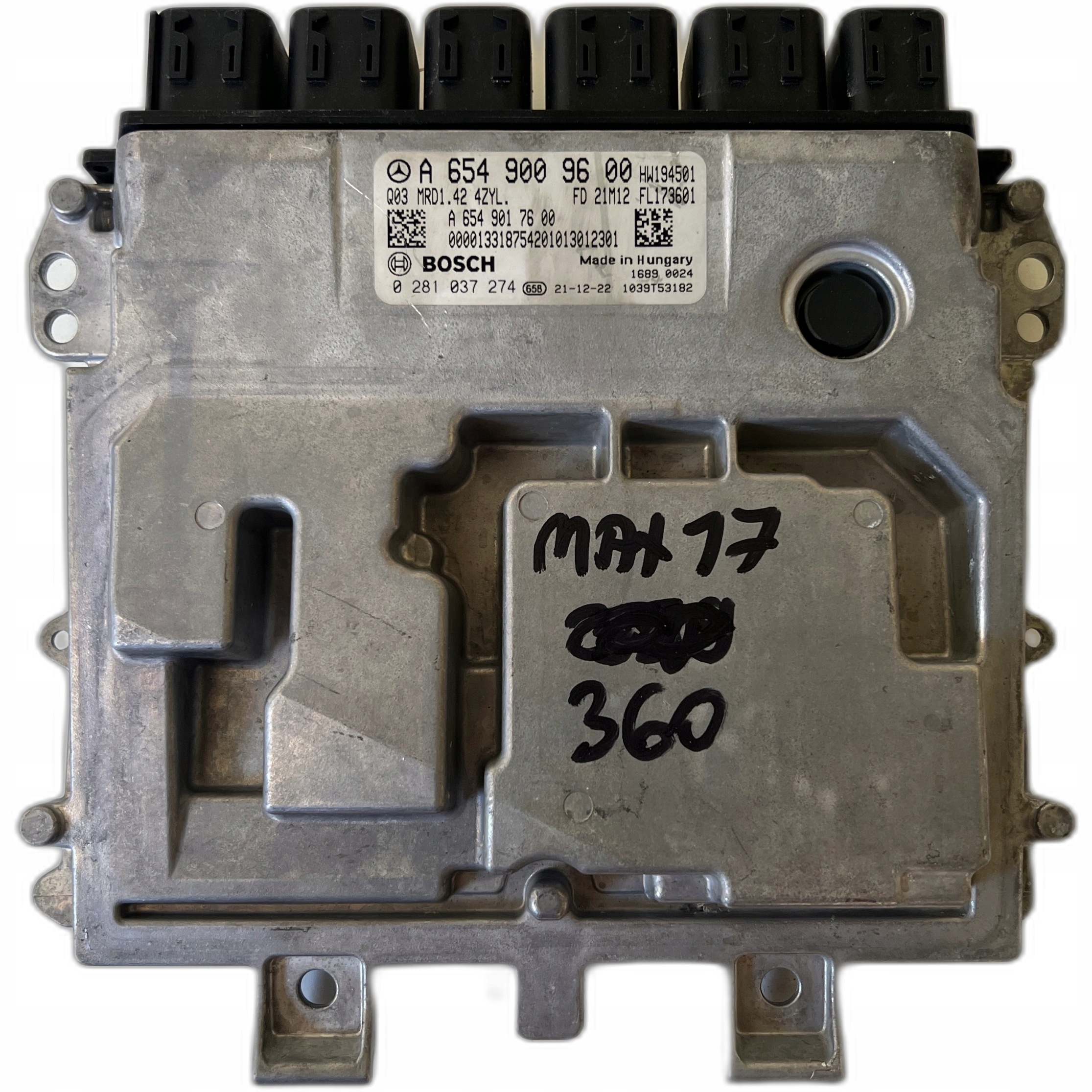 MERCEDES CLA KLASA 2.0 CDI A6549009600 A6549017600 0281037274 computer ECU