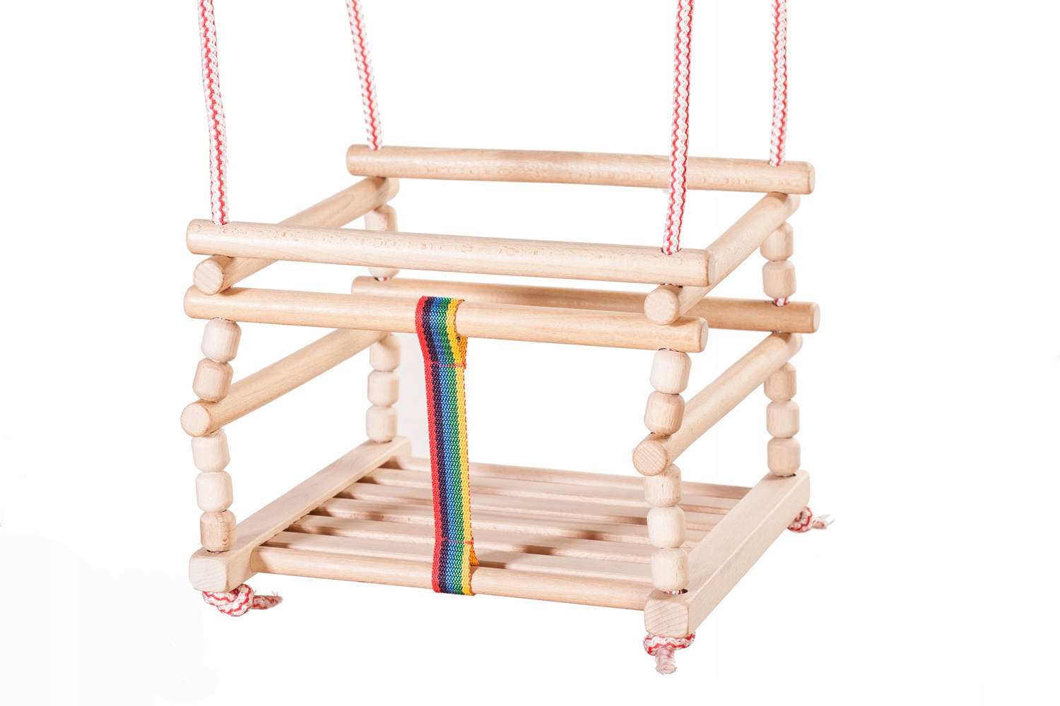 HUŚTAWKA OGRODOWA DREWNIANA DLA DZIECI BUJAK