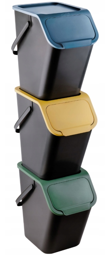 Levně Practic Bini Sada nádob na tříděný odpad 3x25 l