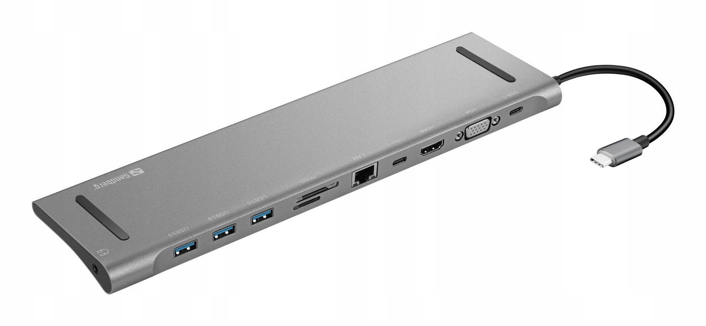 Dokovací stanice Sandberg Usb-c 10 v 1