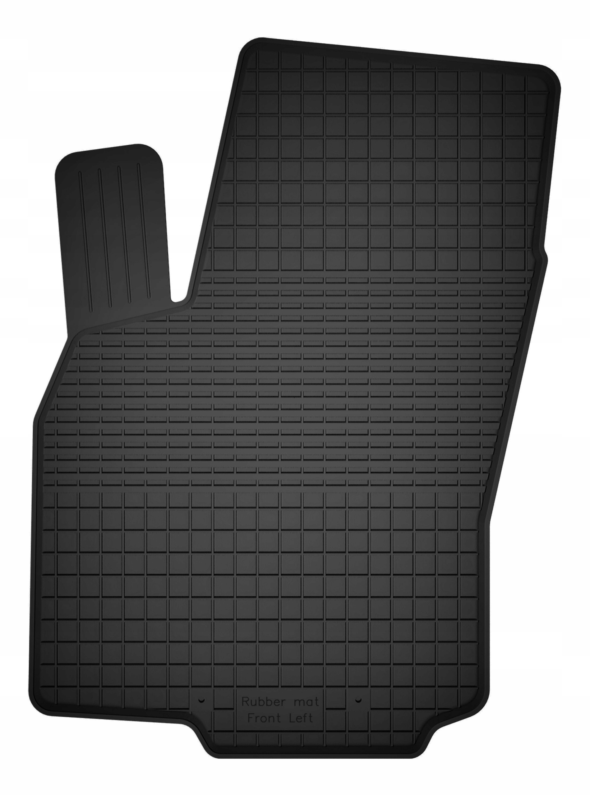 Dywanik Gumowy Kierowcy czarne korytkowe dywaniki samochodowe rant 2CM 1szt