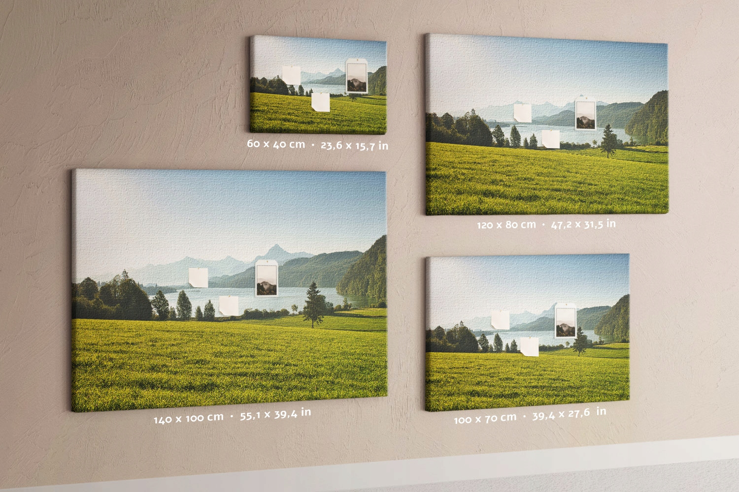 Duża Tablica Obraz Korkowa Przybijanka Góry pole Długość (cm) 100