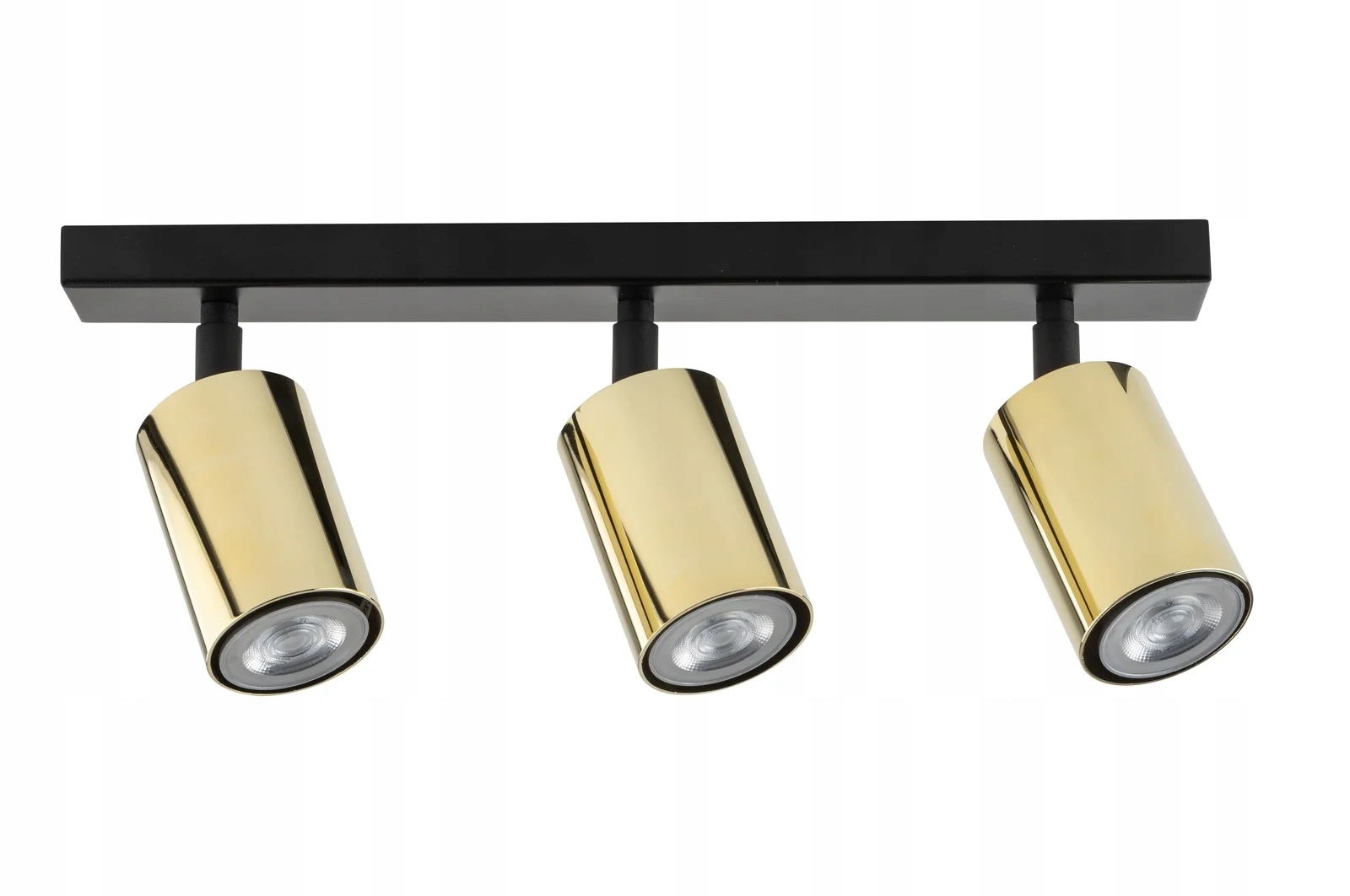 Moderní Stropní svítidlo z černé mosazi se 3 bodovými světly, podlouhlá, 38 Cm Sigma