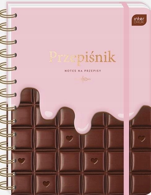 PRZEPIŚNIK Z GUMKĄ A5/240K 90G CHOCOLATE