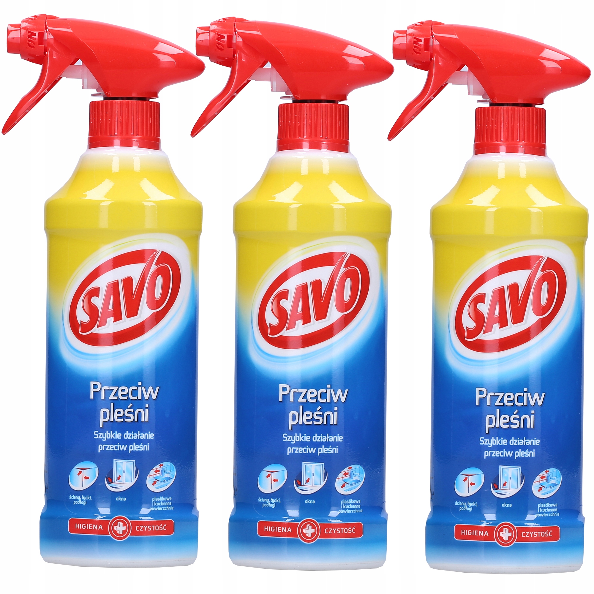 

Savo Spray Skuteczny Płyn Na Pleśń Grzyby 3x 500ML