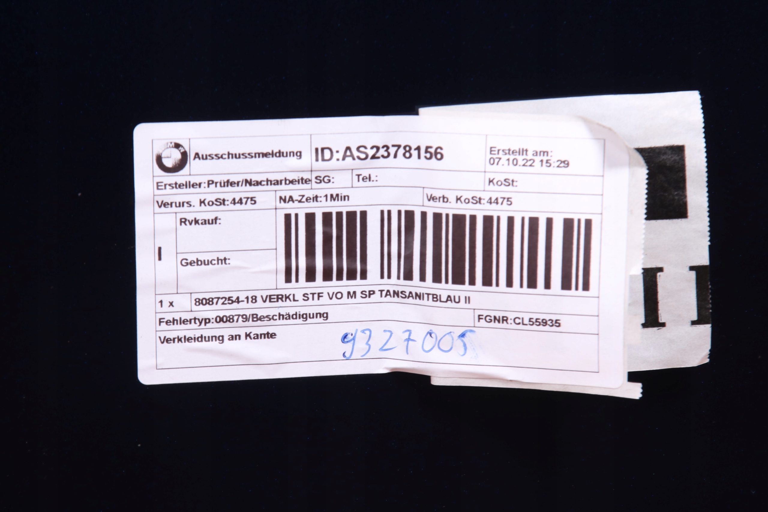 BMW 7 G70 i7 m-packet bumper front front C3Z