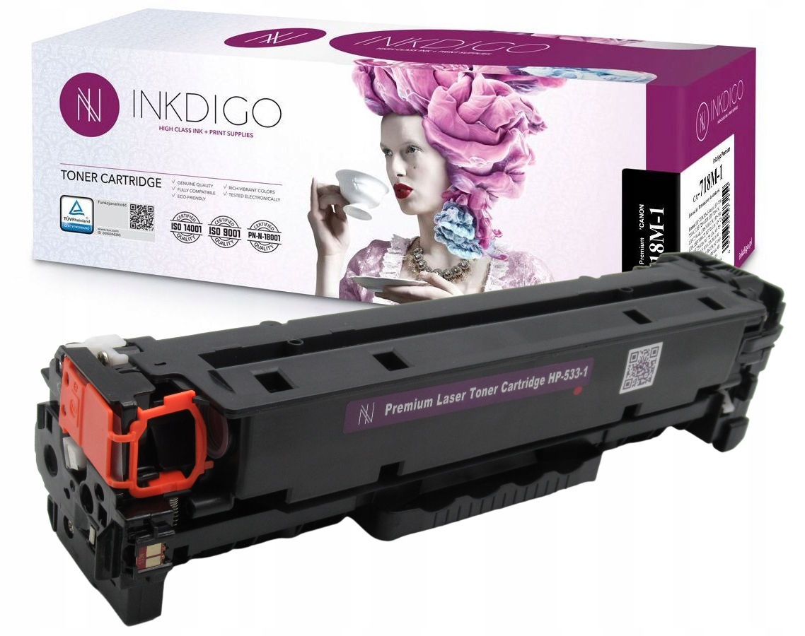 

Toner Inkdigo Tuv Canon Crg 118M 318M 718M LBP7200