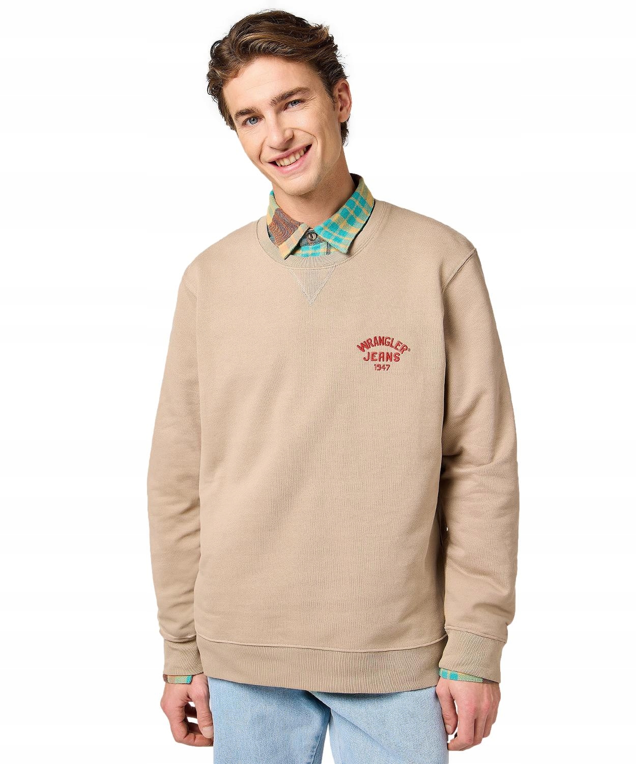 Pánská mikina Wrangler s malým logem a kulatým Pánská mikina Timberwolf XL