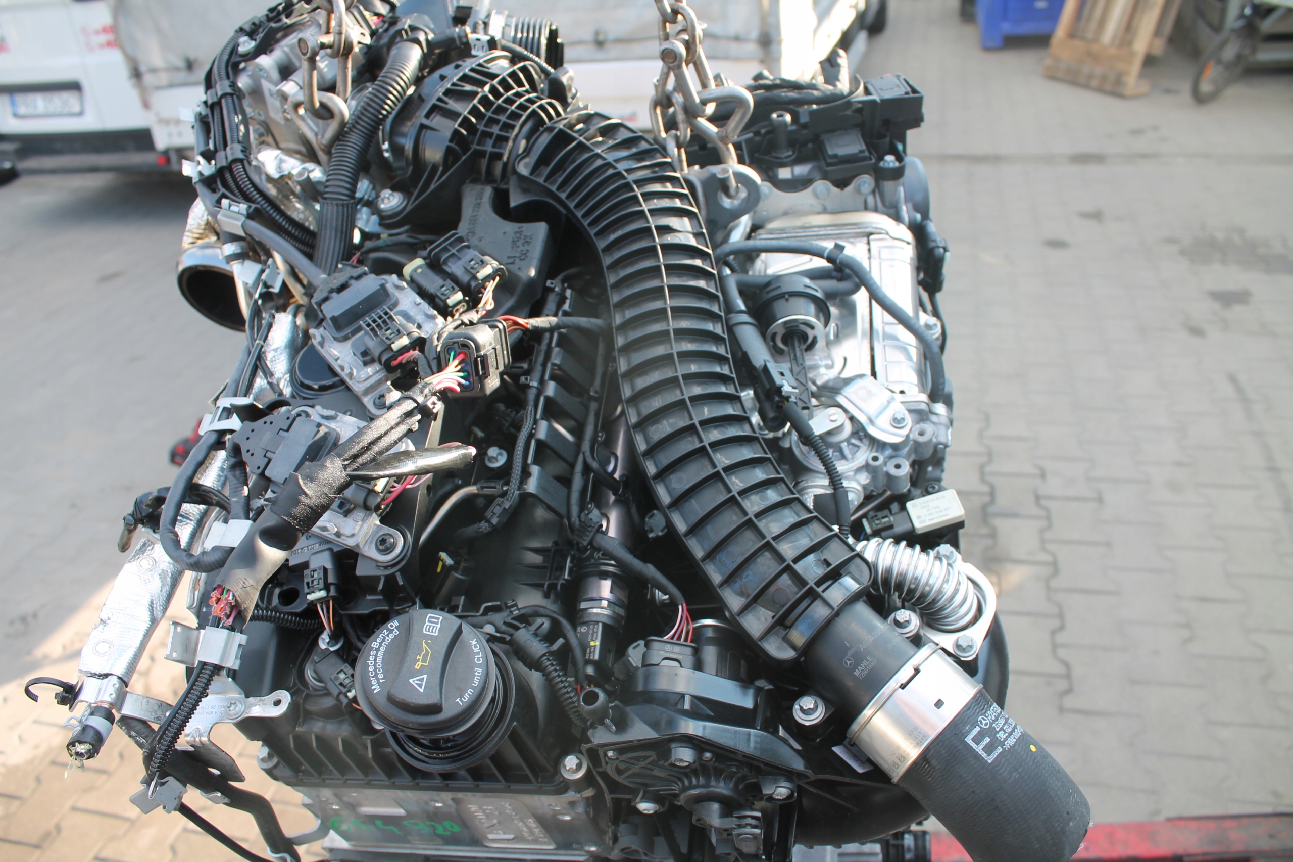 engine complete MERCEDES GLA GLB A B CLA 654920 POPRZECZNY 8TYS KM