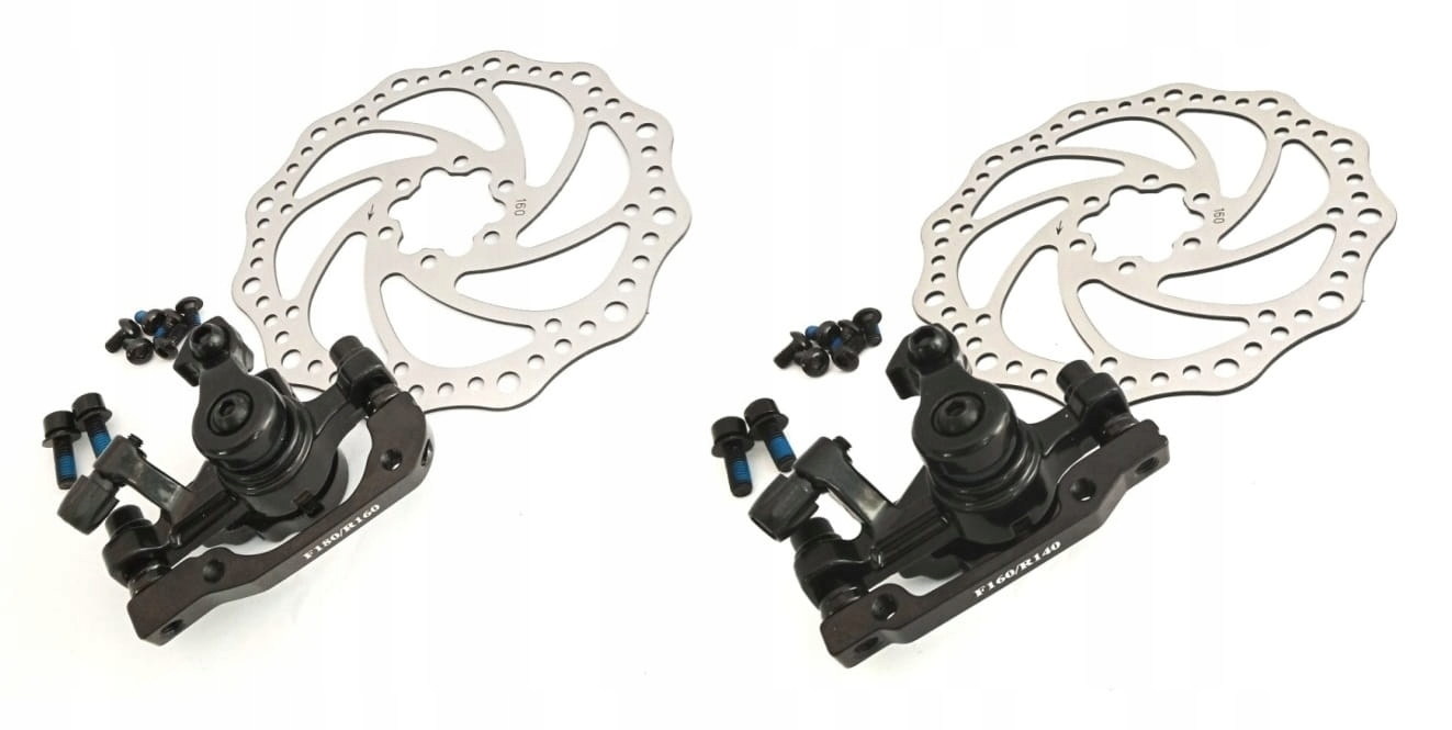 Komplet hamulców tarczowych RADIUS disc brake VLUXE tarczowe hamulce