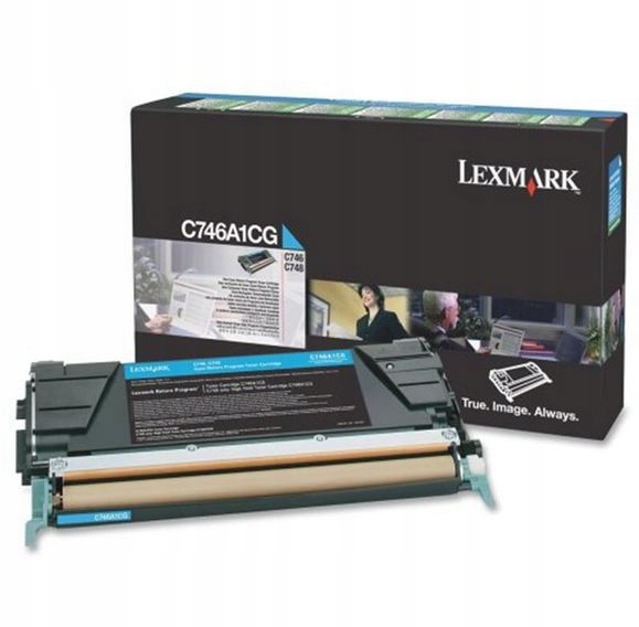 Toner Lexmark C746A1CG cyan pro tiskárny C746 C748