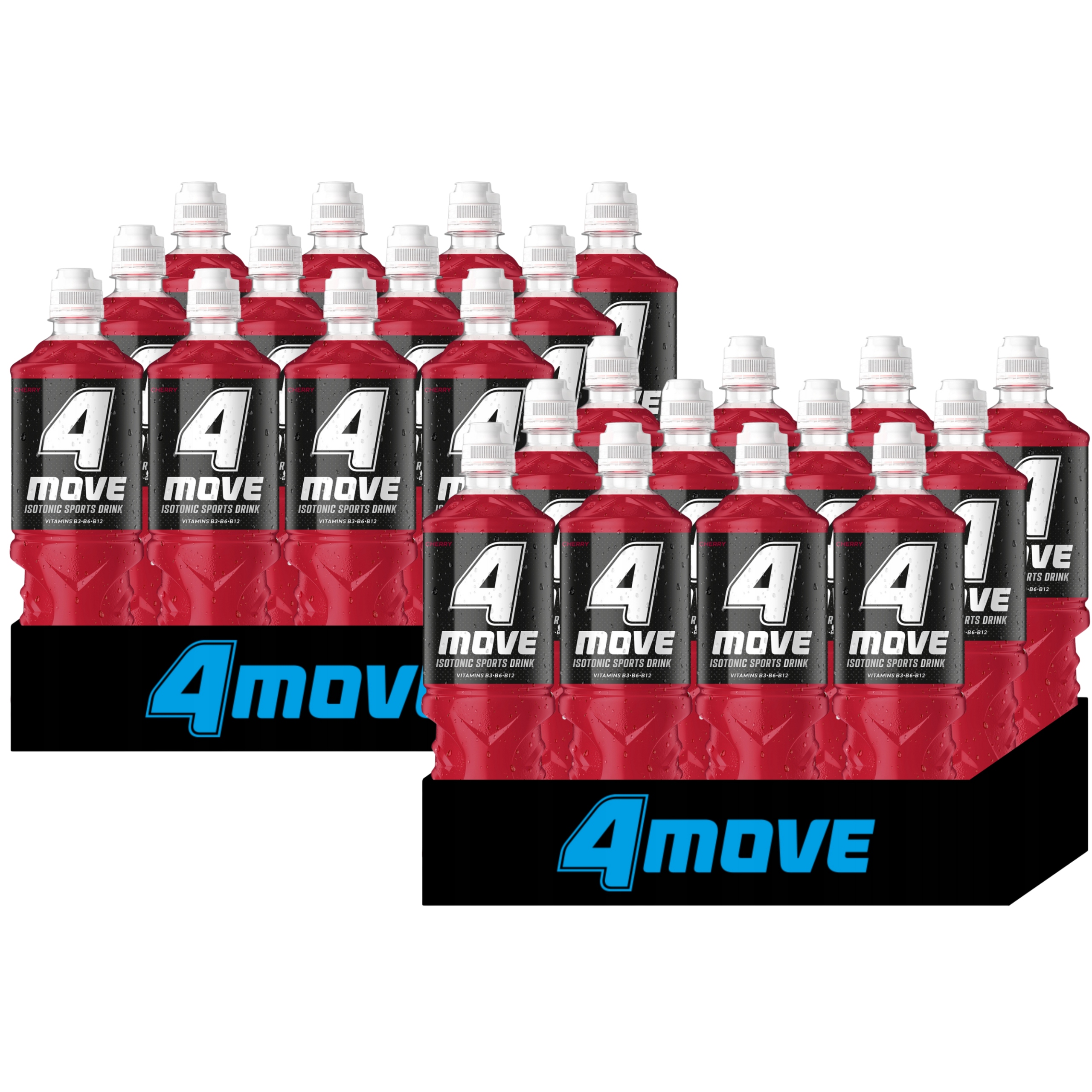 4MOVE Isotonický nápoj s příchutí třešní 750 ml x 24 kusů