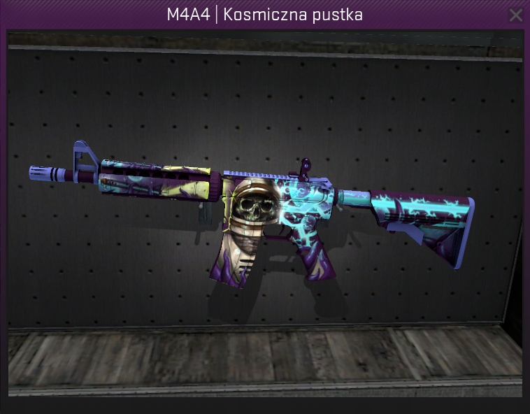 M4A4 KOSMICZNA PUSTKA DESOLATE SPACE CS GO skin • Opinie - Allegro
